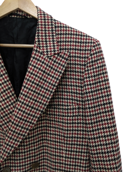 [L] Vintage Dior Houndstooth Blazer
