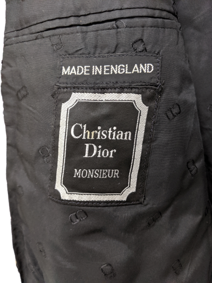 [L] Vintage Dior Houndstooth Blazer